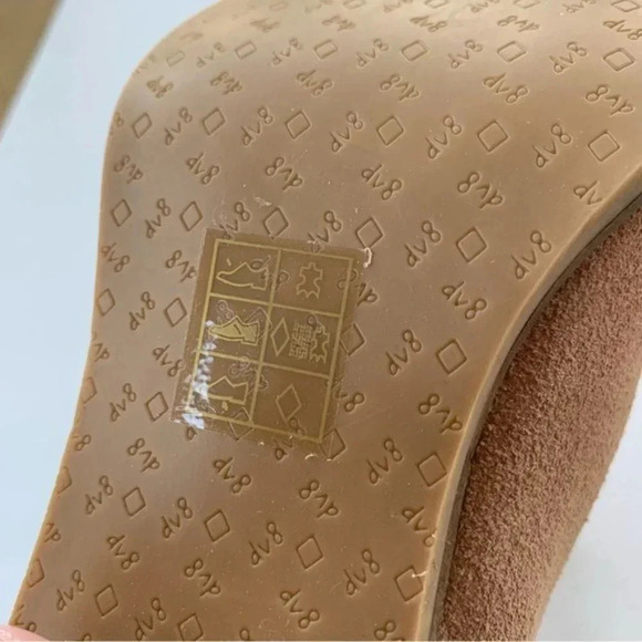 Dolce Vita DV8 Suede Leather Shai Ankle Boot Bootie Light Pink Tan Size 9.5 NWT - Picture 14 of 16